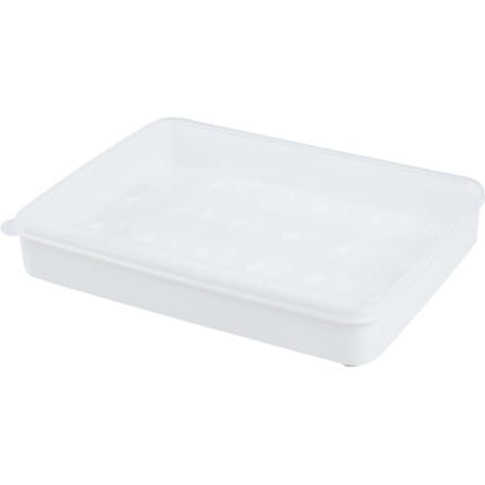 JORDAN&JUDY transparante eieropbergdoos, 24-vaks eiercontainer, vershoudend, rechthoekige voedselopbergdoos, dumplingdoos, 3-pack