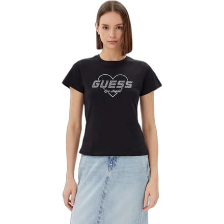 T-shirt met strass-steentjes, model 'NARCISO'