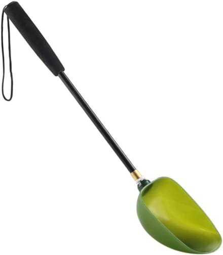 Vislepel - Aas schep - Karpervissen voeren - Grote capaciteit - 523 cm - Zwart
