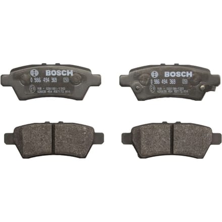 Remblokset BOSCH 0 986 494 369, achter