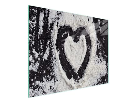 TMK ArtDeko - Snijplank - Glas - 52x30 cm - Hartvormig