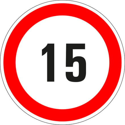 15 sticker - zelfklevende folie 300 mm