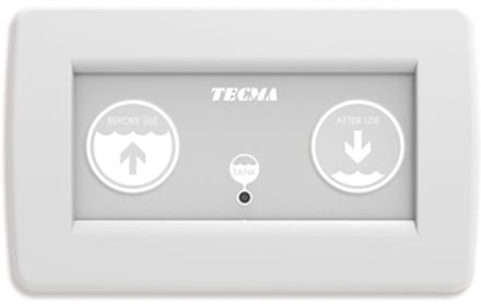Tecma alles-in-één bedieningspaneel 2 knoppen