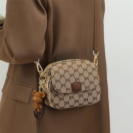 Licht Luxe High-end Design Kleine Schoudertas voor Dames met Crossbody black