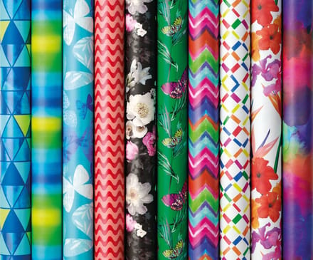 Premium luxe cadeaupapier inpakpapier - 200 x 70 cm - 3 rollen