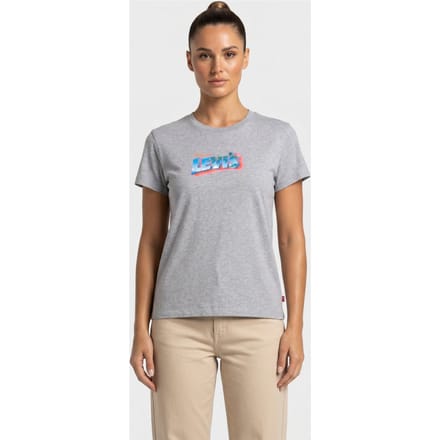 Levi's The Perfect Tee Blue Skies Postcard Größe: M | Hemden Outlet | Damen | Blau