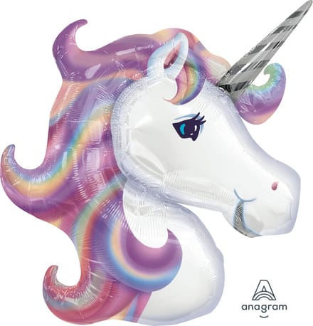 Anagram Unicorn folieballon XL - 83 x 73 cm (excl helium)