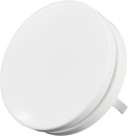 Verstelbaar Ventilatieschotel Ventiel met Ronde Stalen Afdekking en Diffuser - Diameter 100 mm