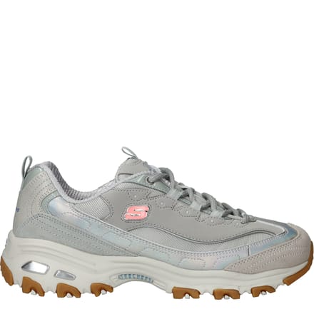 Skechers D Lites Sneakers - Dames - Grijs