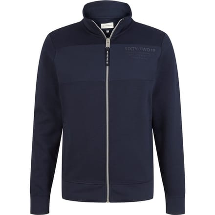 TOM TAILOR - Maat L - stand-up sweat jacket Heren Trui