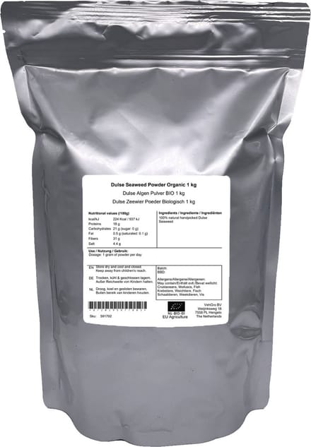 Dulse Zeewier Poeder - 1 Kg - Holyflavours - Natuurlijk Superfood