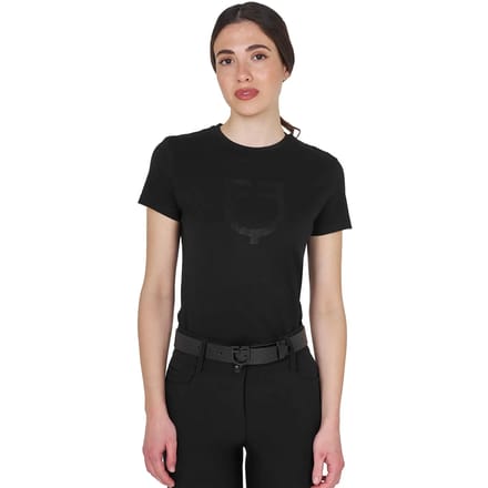 T-shirt dames Equestro Glossy Logo