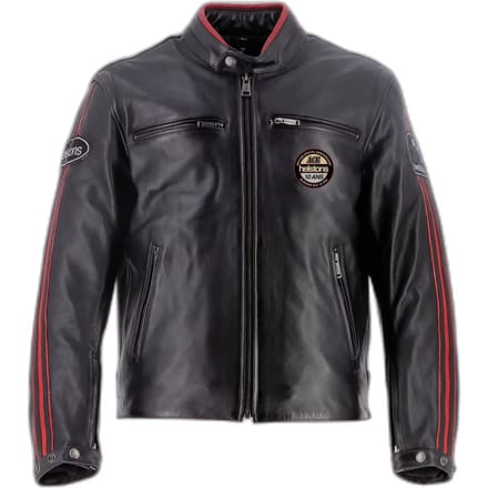 Motor leren jas Helstons Ace Rag
