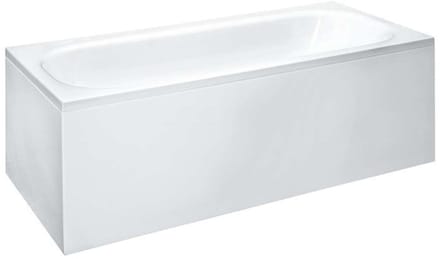 Laufen Solutions - Bad met constructie en linker L-paneel, 180x80 cm, wit H2245050000001