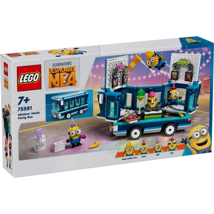 LEGO Despicable Me 4 - Muzikale feestbus van de Minions - 75581