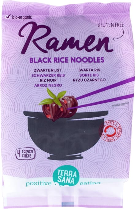 TerraSana Ramen zwarte rijst bio 280 Gram