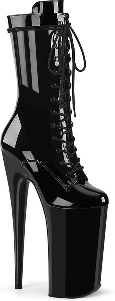 Pleaser - BEYOND-1050 Plateau Laarzen - US 9 - 39 Shoes - Zwart