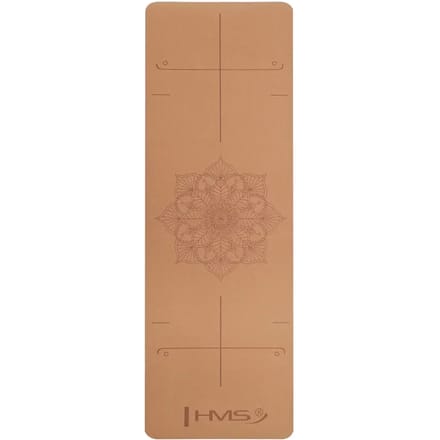 HMS Yoga Mat Kurk - Bruin - 6 mm