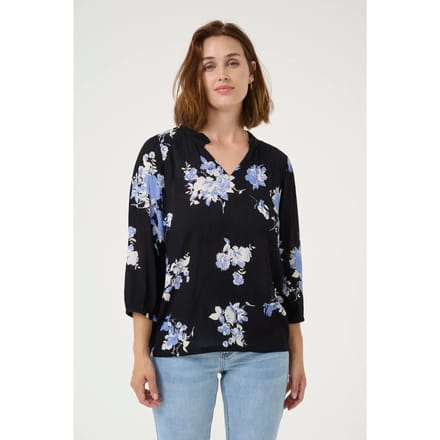 Damesblouse met 3/4 mouwen KAFFE Edita