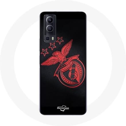 Vivo Y72 slb benfica hoesje zwarte achtergrond