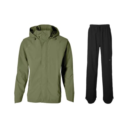Basil Hoga Unisex Regenpak - Groen - Maat S