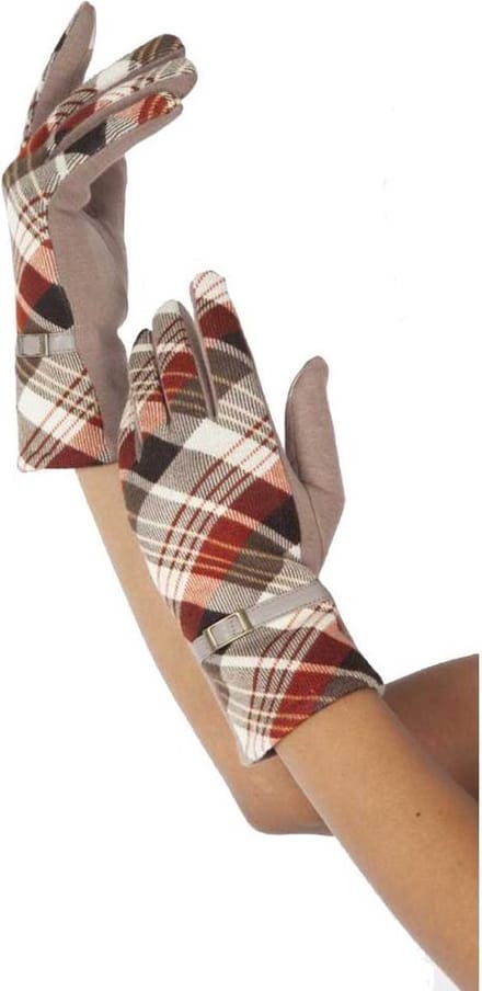Voodoo Vixen - Mabel 40s Winterhandschoenen - Beige