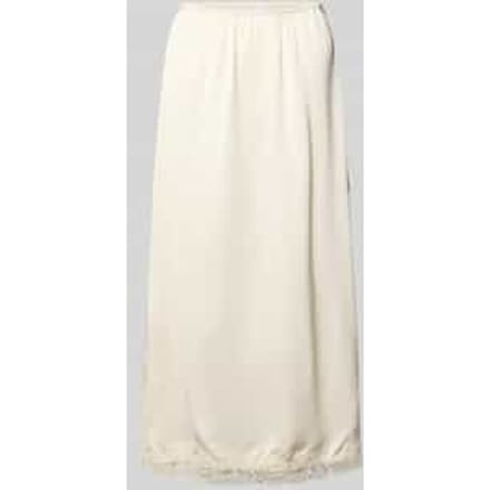 Midirok van viscose met kant