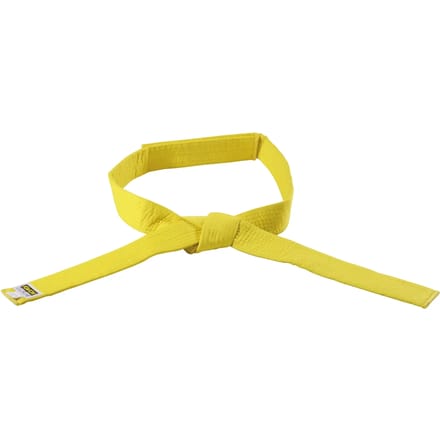 Gele klittenband riem budō kind Kwon