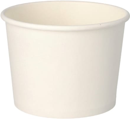 50 Soepkommen, karton To Go rond 500 ml Ø 11 cm · 8,3 cm wit