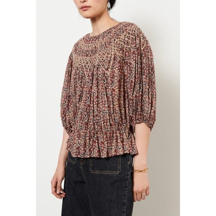 BA&SH Blouse Isaure Greige Größe: S | Longsleeves Outlet | Damen