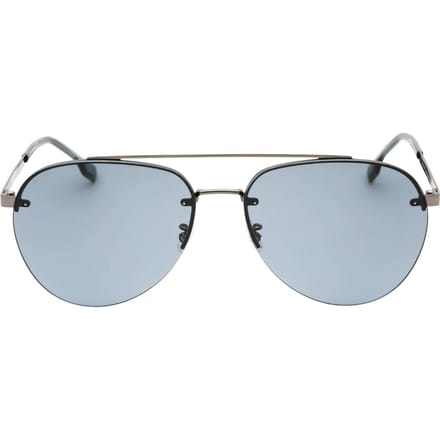 Hugo Boss grijze lens donker ruthenium grijze zonnebril
