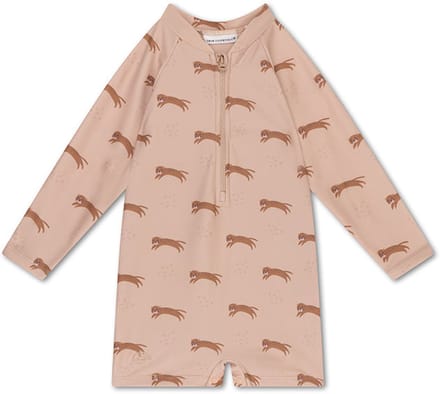 Swim Essentials UV Zwempak Jongens - Beige - Roamer - 74/80