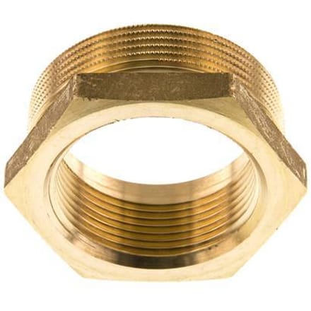 G 1 1/2'' x G 2'' F/M Messing Verloopring 16 Bar - FL2S-FM-B-112G-200G