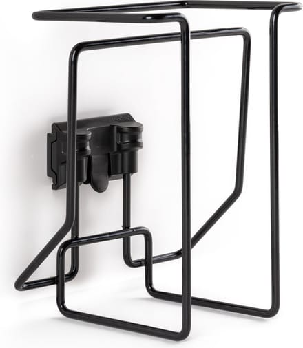 Toolflex Multifunctionele Houder voor Wegwerphandschoenen - Wand en Railmontage Zwart