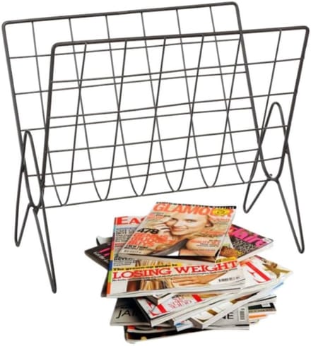 DailySupplies® Krantenbak - Lectuurmand - Krantenmand -Zwart