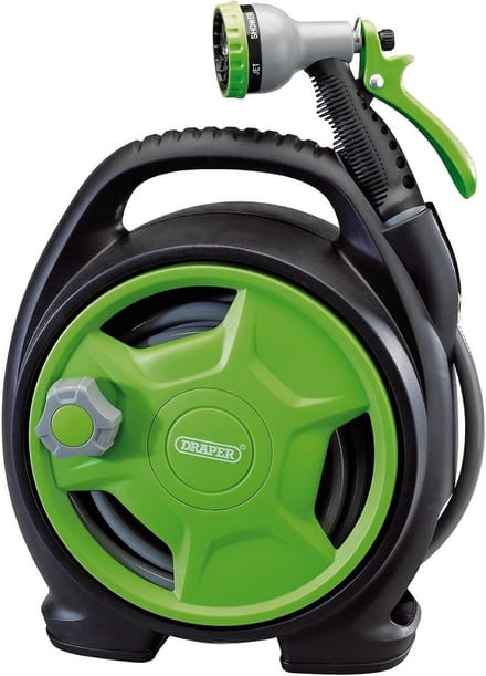 Mini Slanghaspel Set met 10 Meter Versterkte Tuinslang en Spuitpistool