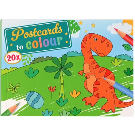Wins Holland - Postcards Coloring Dinosaur