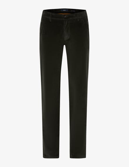 Eurex Heren Flatfrontbroek  Style THILO DARK OLIVE Groen Olijf, groen - olijf, maat 24