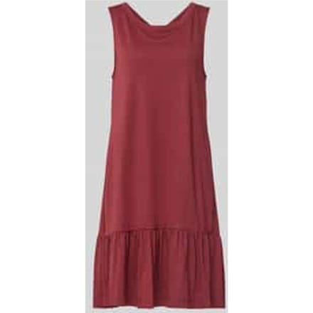 Mouwloze jurk van jersey losvallend ronde hals losvallend granaat vrouw s.Oliver