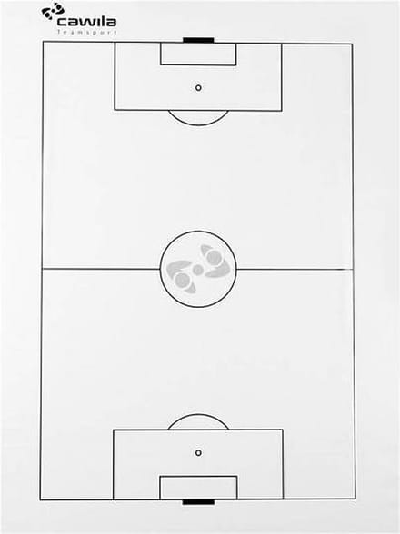 Cawila Speelveldfolie | Taktifol | Whiteboard folie | Voetbal | 25 vellen |