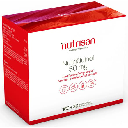 Nutriquinol 50mg 180+30 Gratis Softgels   Nutrisan