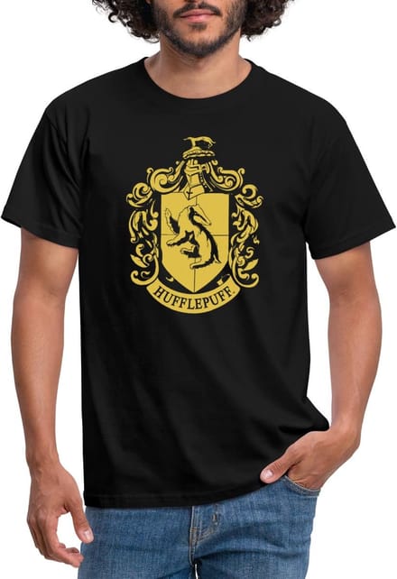 Harry Potter Huffelpuf Afdelingswapen T-Shirt Heren
