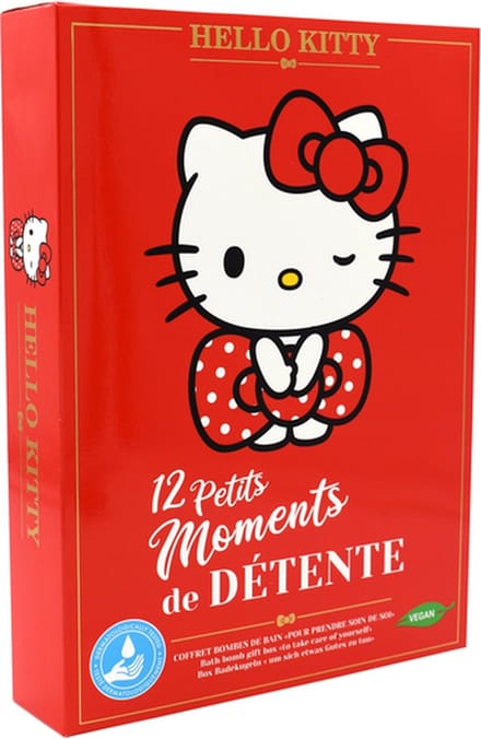 Hello Kitty Bruisballen - 12 Stuks Mix - Bath Bomb Kind - Vegan - 50 gr