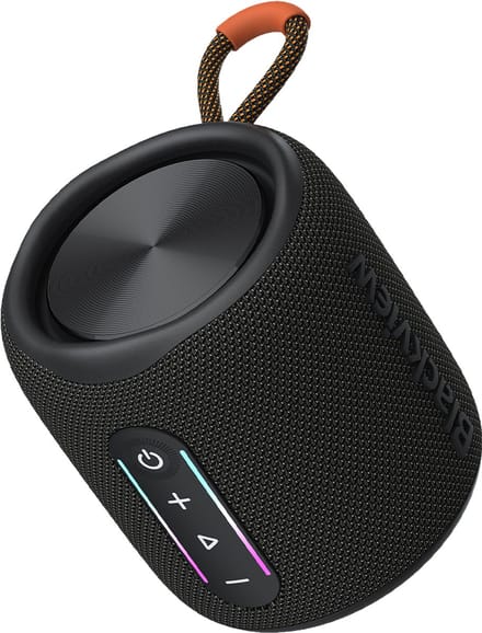 Blackview AuraBass 2 - Bluetooth luidspreker - Draagbare luidspreker - Draagbare Speaker met Bluetooth - Draadloze Muziek Box - 7 uur - True Wireless Stereo - BT 5.3 - Waterbestendig IPX7 - Zwart