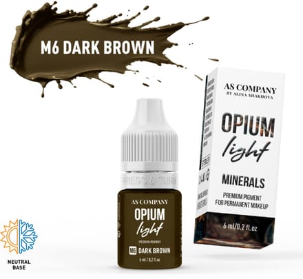 ASCompany Mineral M6 Dark Brown 6 ml – Brow Pigment