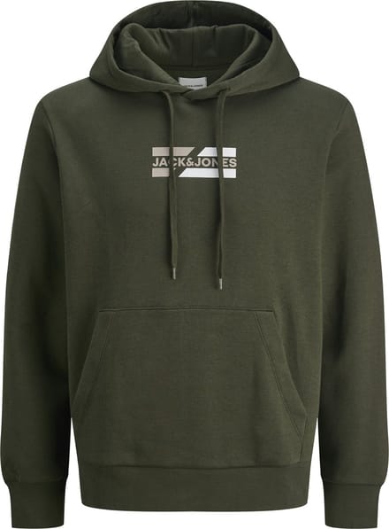JACK&JONES - JJCORP GRAPHIC SWEAT HOOD LN Heren Trui
