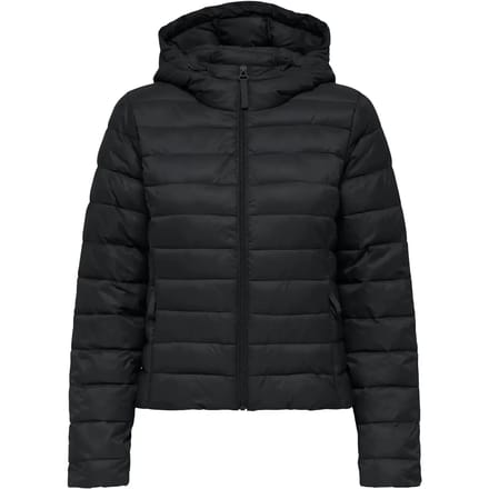 Regular fit gewatteerd jack met capuchonkraag model 'TAHIA'