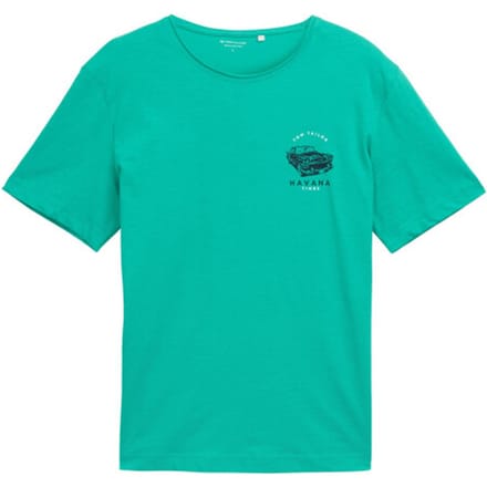 Tom Tailor - T-shirt - Mannen - XL - Groen - Katoen - 1046755