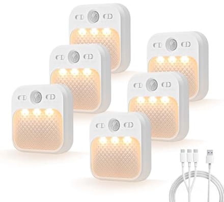 LED Nachtlampje met Bewegingssensor - Oplaadbaar en Magnetisch voor Veiligheid in Huis