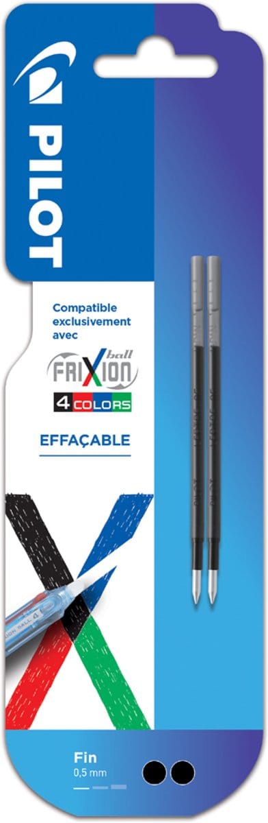 PILOT Navulling FRIXION 4 COLORS, 2 stuks, rood